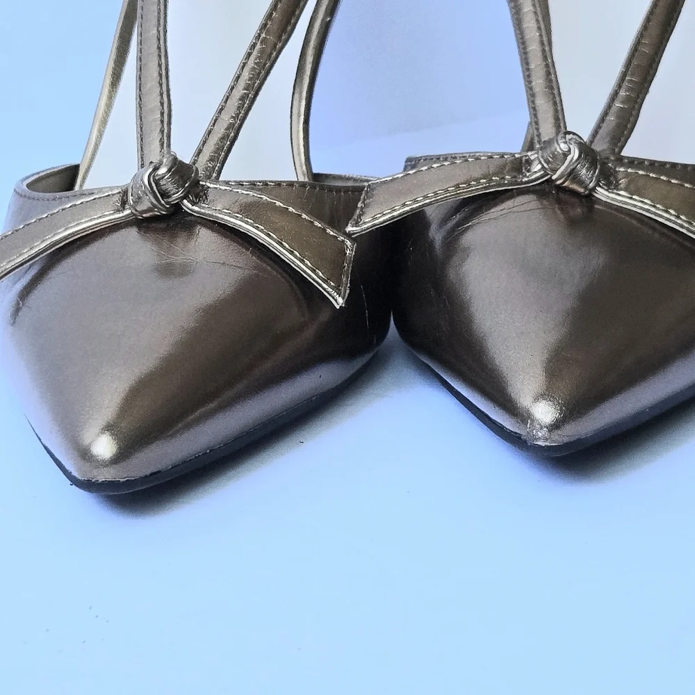 Nine West Bronze Slingback 4